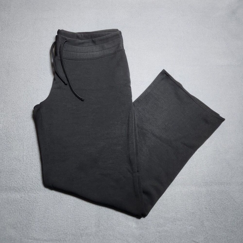 Columbia Sweatpants Women XL Black Mid Rise Titanium Pull On Straight Leg